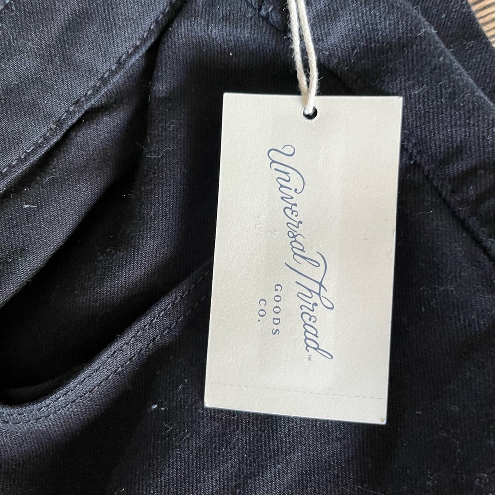 NEW Universal Thread Black Denim Ankle Bootcut Jeans - Picture 8 of 15